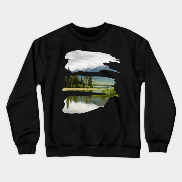 Beautiful landscape Ready for new adventure Wanderlust holidays vacation Crewneck Sweatshirt by BoogieCreates